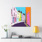 Magnolia City - New Orleans - Architectural - Canvas