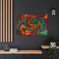 Heated - Canvas - Abstract