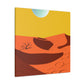 Retro Revival - Vintage Contempoary -  Desert - Canvas