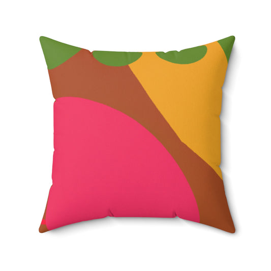 Spun Polyester Square Pillow