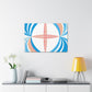 Sunburst Bubblegum- Midcentury - Canvas