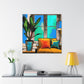 Whimsical Sitdown- Midcentury - Canvas