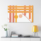 Lagoon Paradise - Midcentury - Canvas