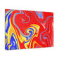 Aqua Aurora - Abstract - Canvas