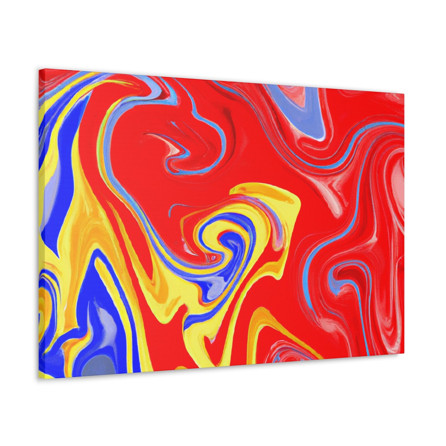 Aqua Aurora - Abstract - Canvas