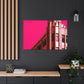 Straightup Splendor - The Visually Stunning Symmetry of Art Deco Architectural. - Canvas