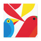 "Chirpy Horizon- Midcentury." - Canvas