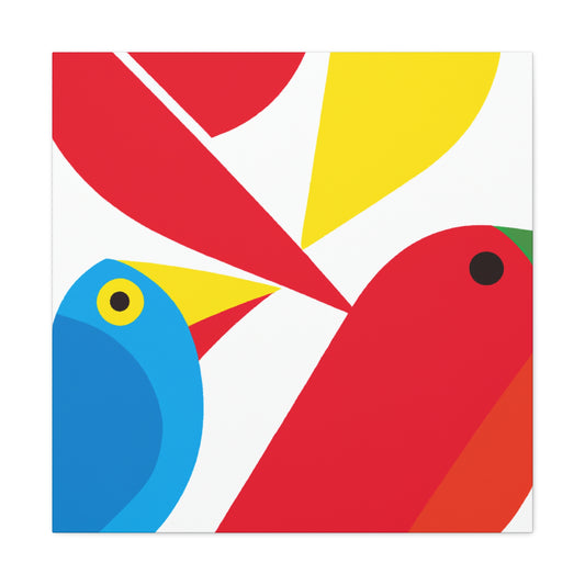 "Chirpy Horizon- Midcentury." - Canvas
