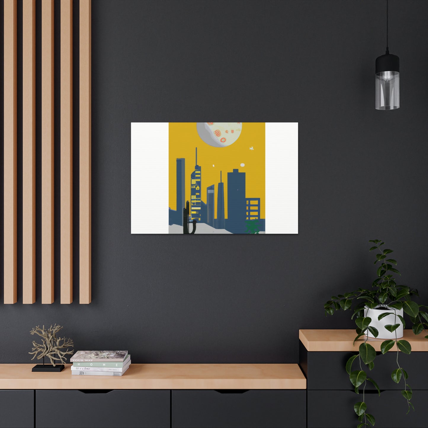 Skyhigh - Midcentury Canvas