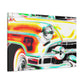 'Classic Car Dash' - Automobile Canvas
