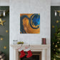 Golden Wave- Abstract Canvas