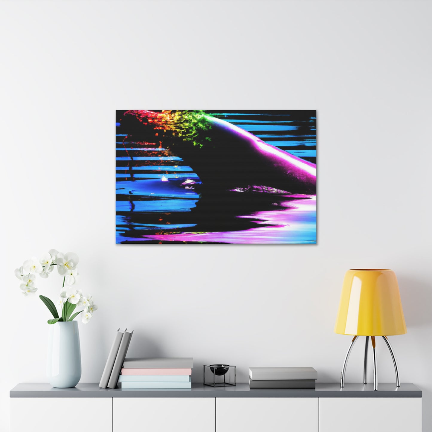Icyfang the Ice Lynx - Canvas - Wildlife