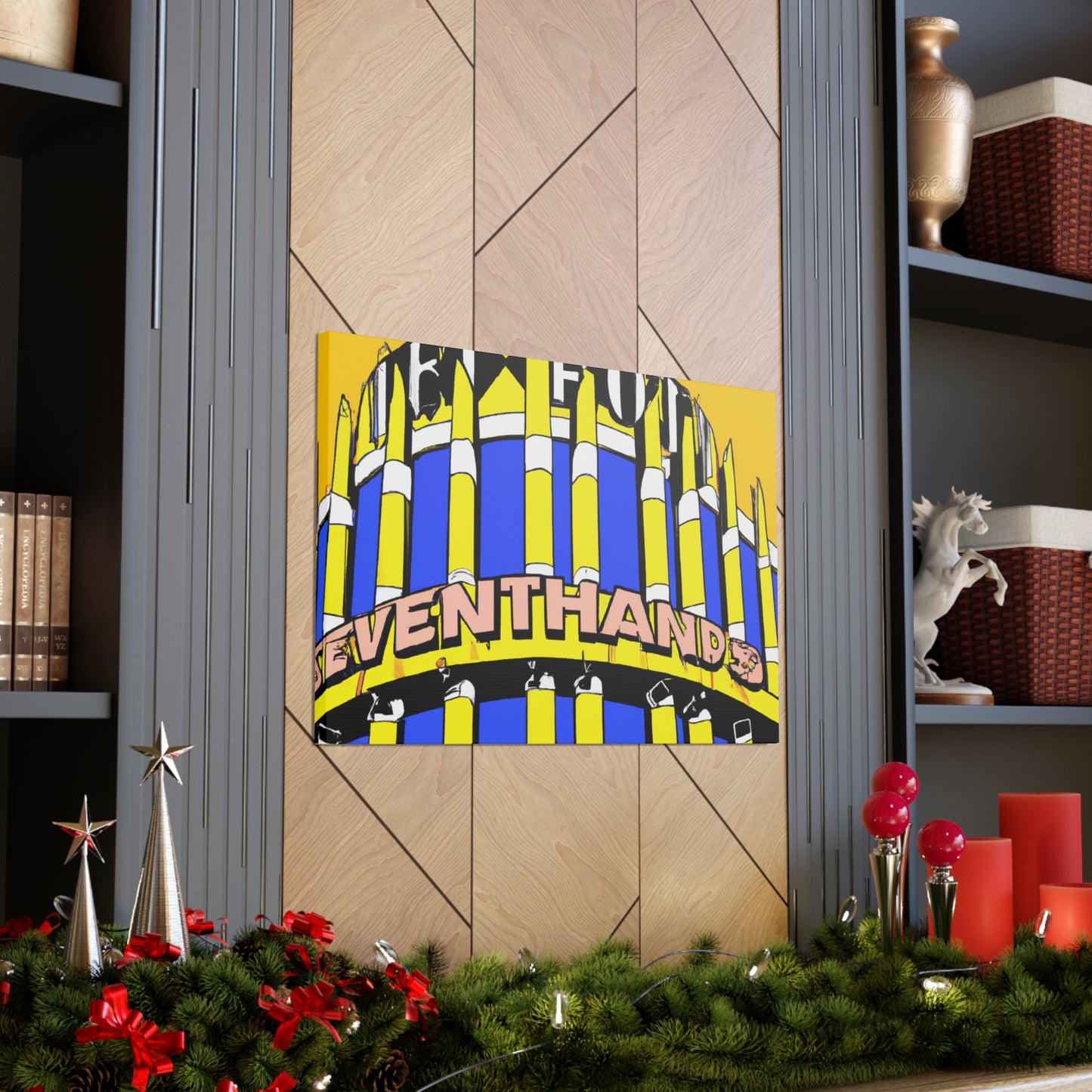 Column Town - Canvas Pop art