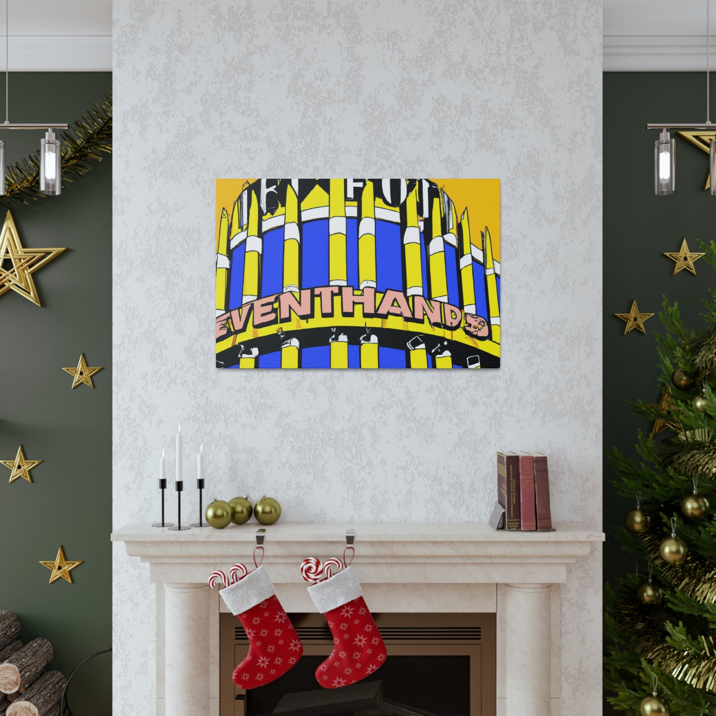 Column Town - Canvas Pop art