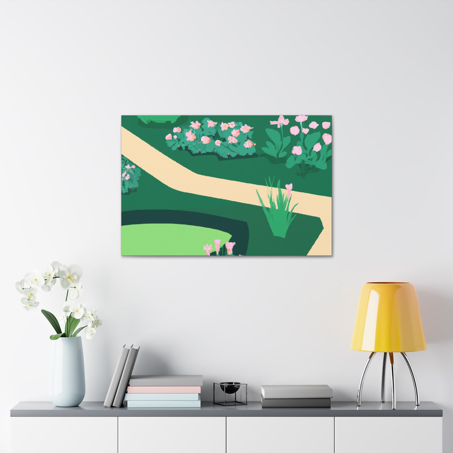 Garden Glitterlandscape - Canvas