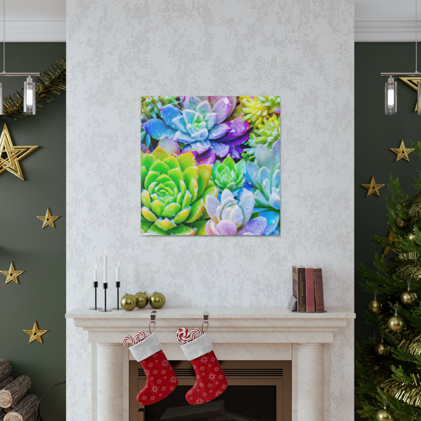 Garden of Bright Delights - Canvas - Succulent