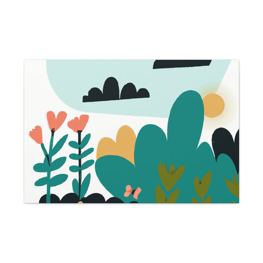 Blooming Harmony- Landscape - Canvas