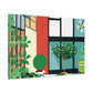 "Eco-Colorful- Midcentury" - Canvas