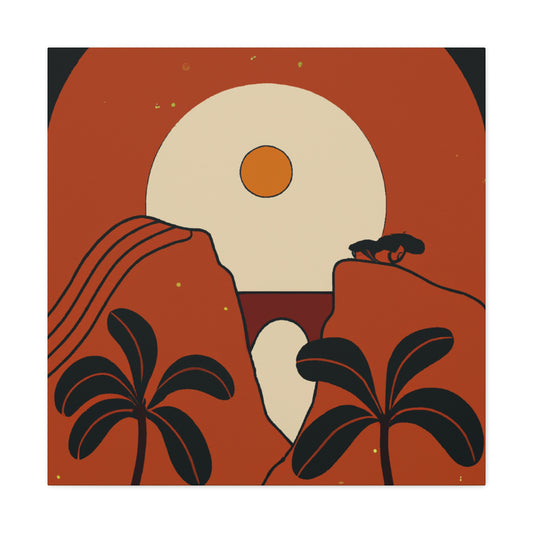 Timekeeper - Midcentury - Canvas
