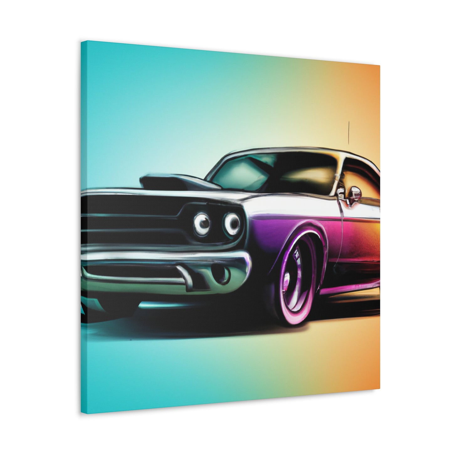Classic "V-8" - Automobile - Canvas