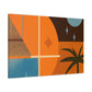 Maddeningly Moody- Midcentury - Canvas