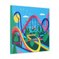 Gardengate - Landscape - Amusement -  Canvas