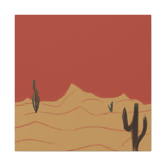 Desert Stage - Vintage Contemporary - Desert - Canvas