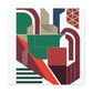 Giraffeon. - Midcentury Modern Canvas