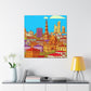 Namaste Delhi - Destination India - Canvas