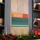 Crimson-Clawed Coyote - Midcentury Canvas