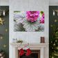 "Garden Fountain Fantasia" - Canvas - Floral