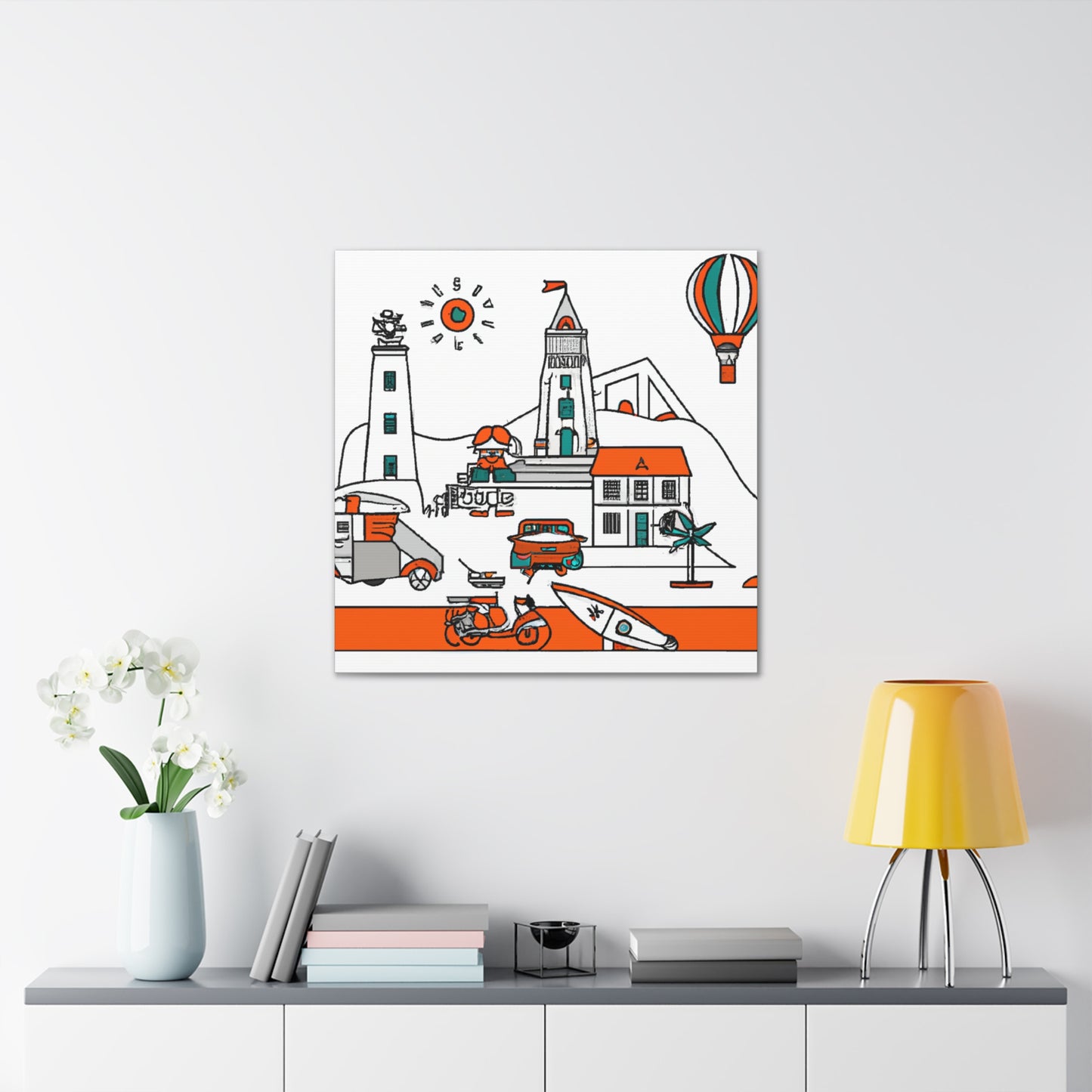 Spectrum Shine - Minimalism - Canvas