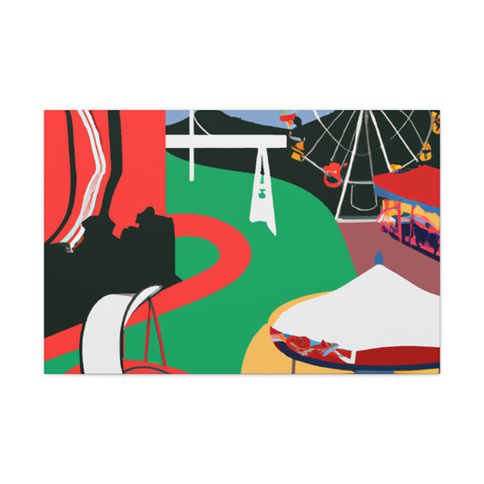 Crazy Carousel - Amusement - Canvas