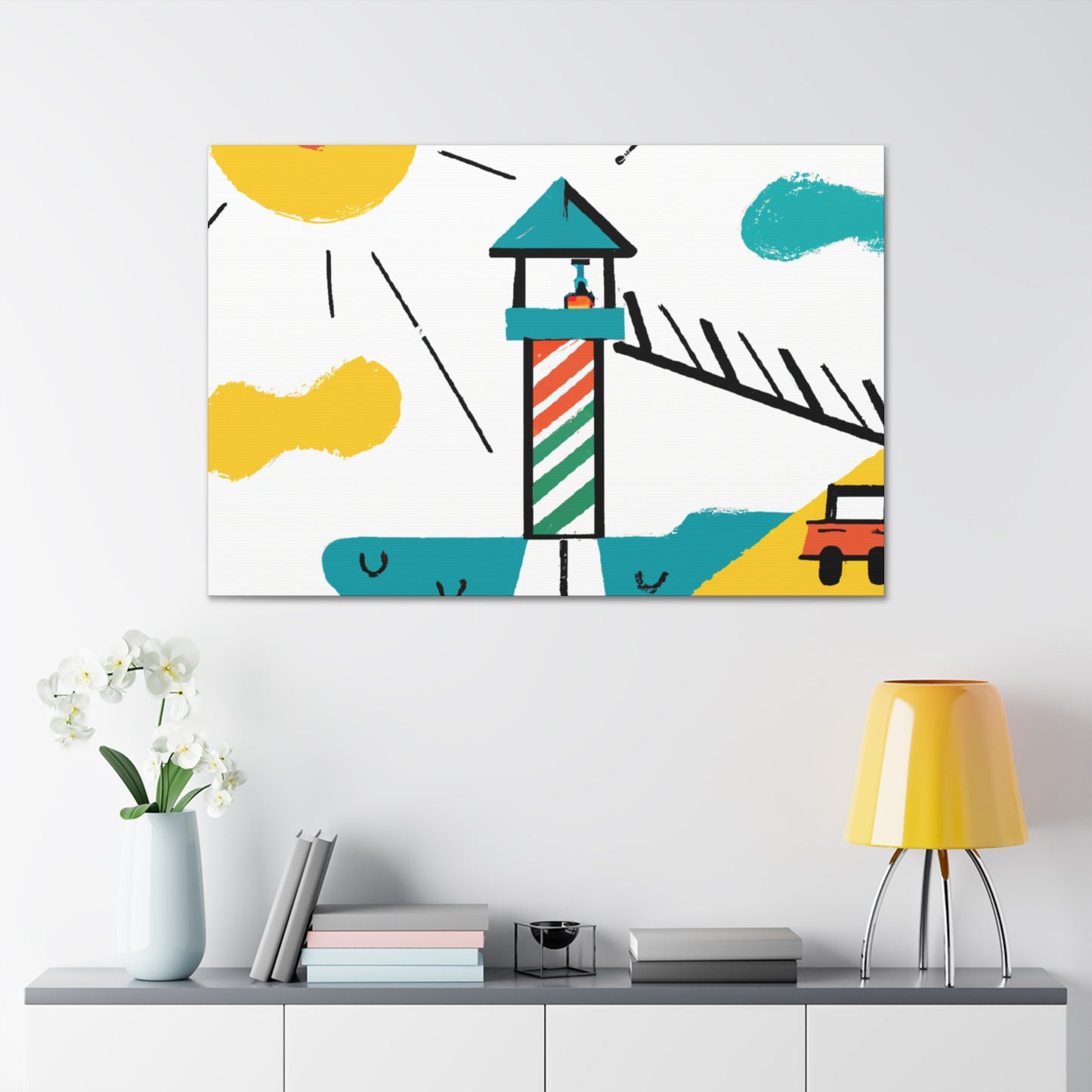 Silhouette Spectacle - Minimalism - Canvas