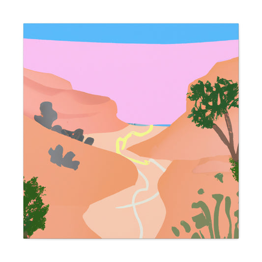 Flaming Dunes - Landscape - Canvas