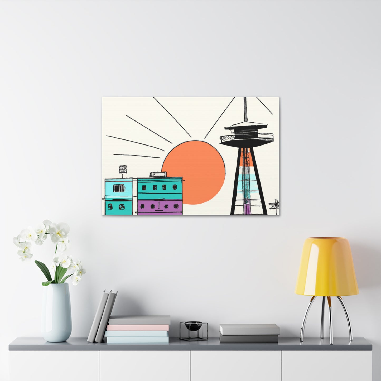 Blanc Blur - Minimalism - Canvas