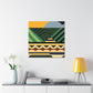 Flecked Feathered Friend - Midcentury Canvas