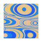 Aqua Flesh - Abstract - Canvas