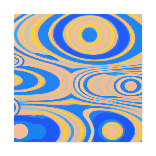 Aqua Flesh - Abstract - Canvas