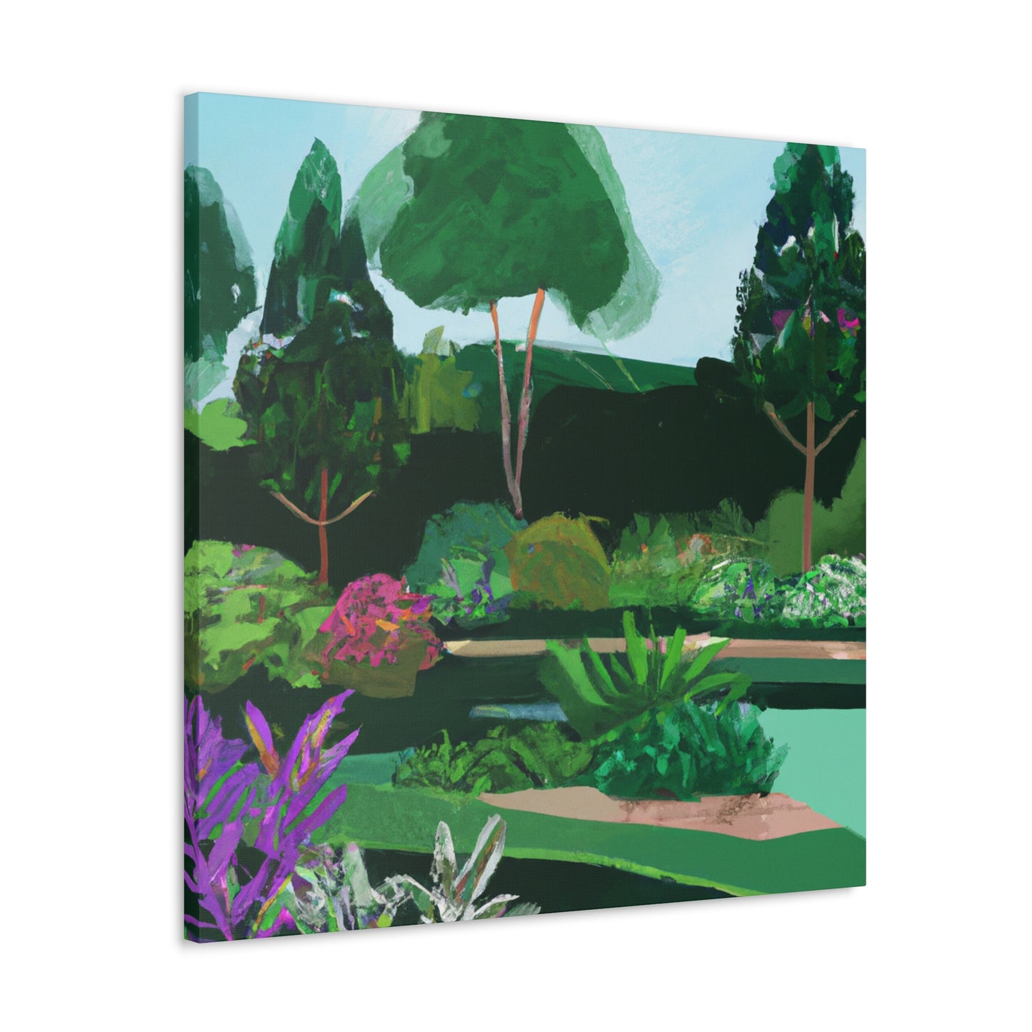 Flowering Fields - Landscape - Canvas