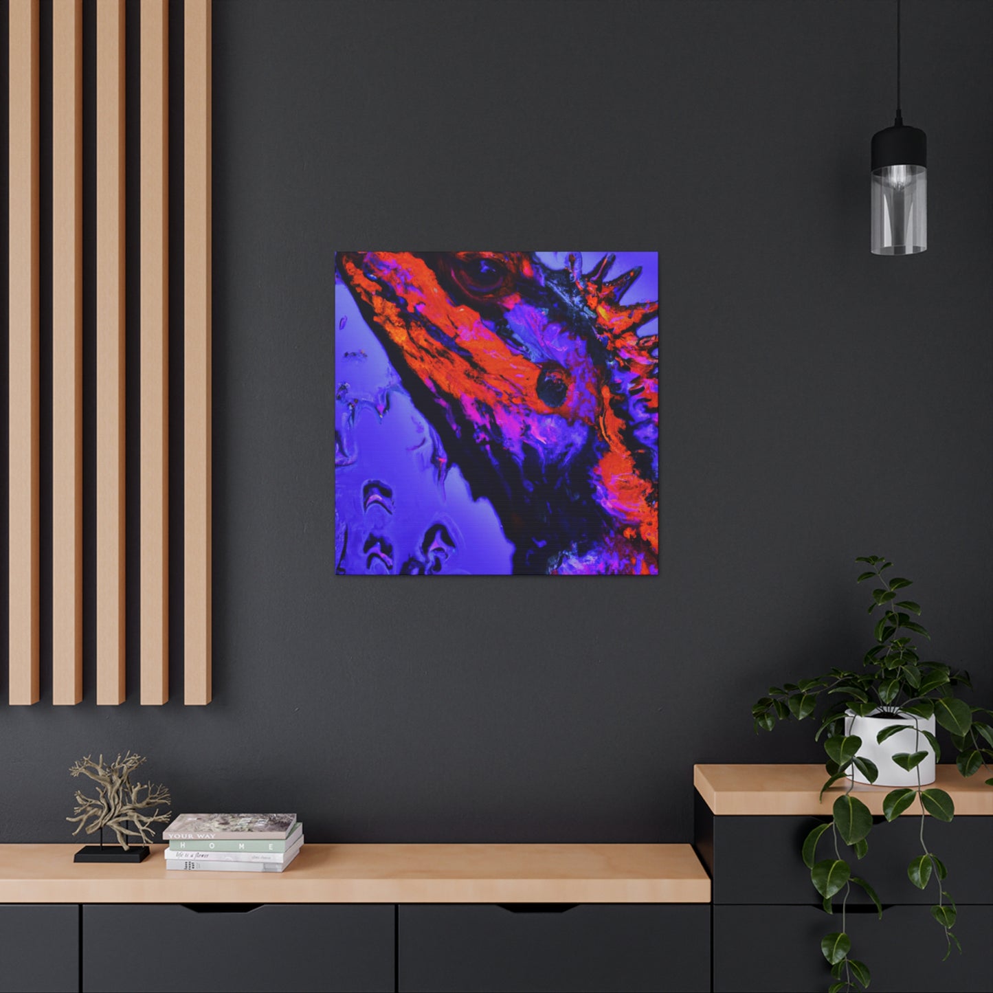 Bottle-tailed Hummingbird. - Canvas - Wildlife
