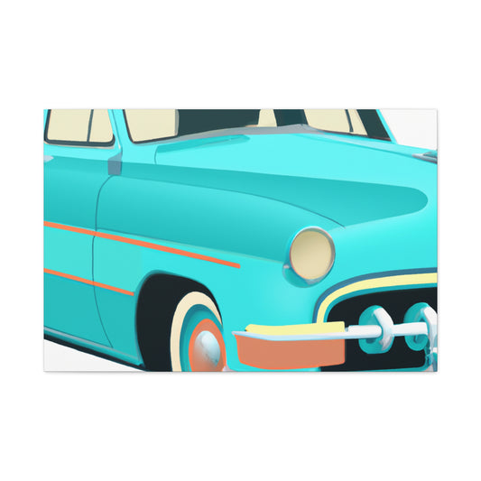 Ford Model-T Automobile - Canvas
