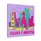 Arapaica - South America - Canvas