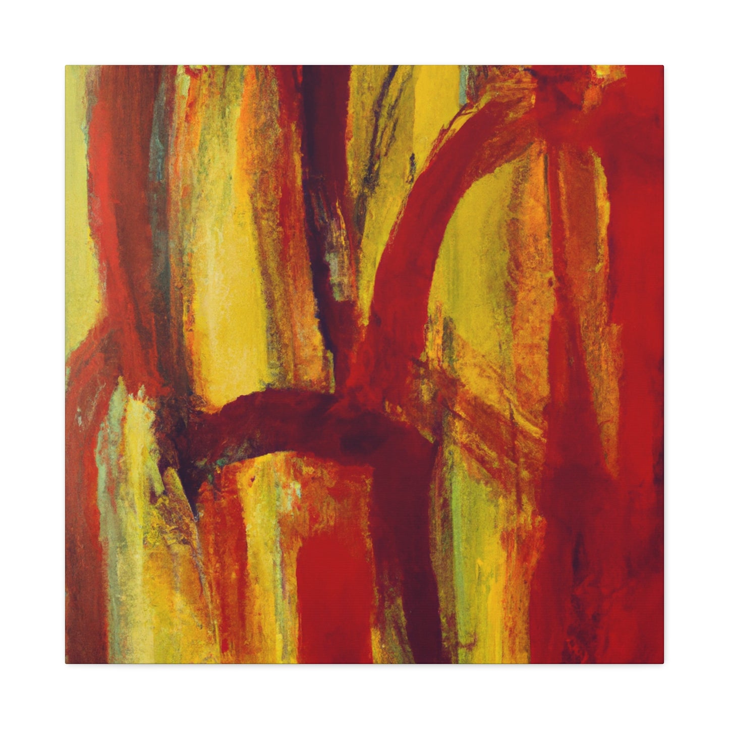 Fire Field - Abstract Canvas