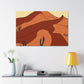 The Eliza - Vintage Contemporary - Desert = Canvas