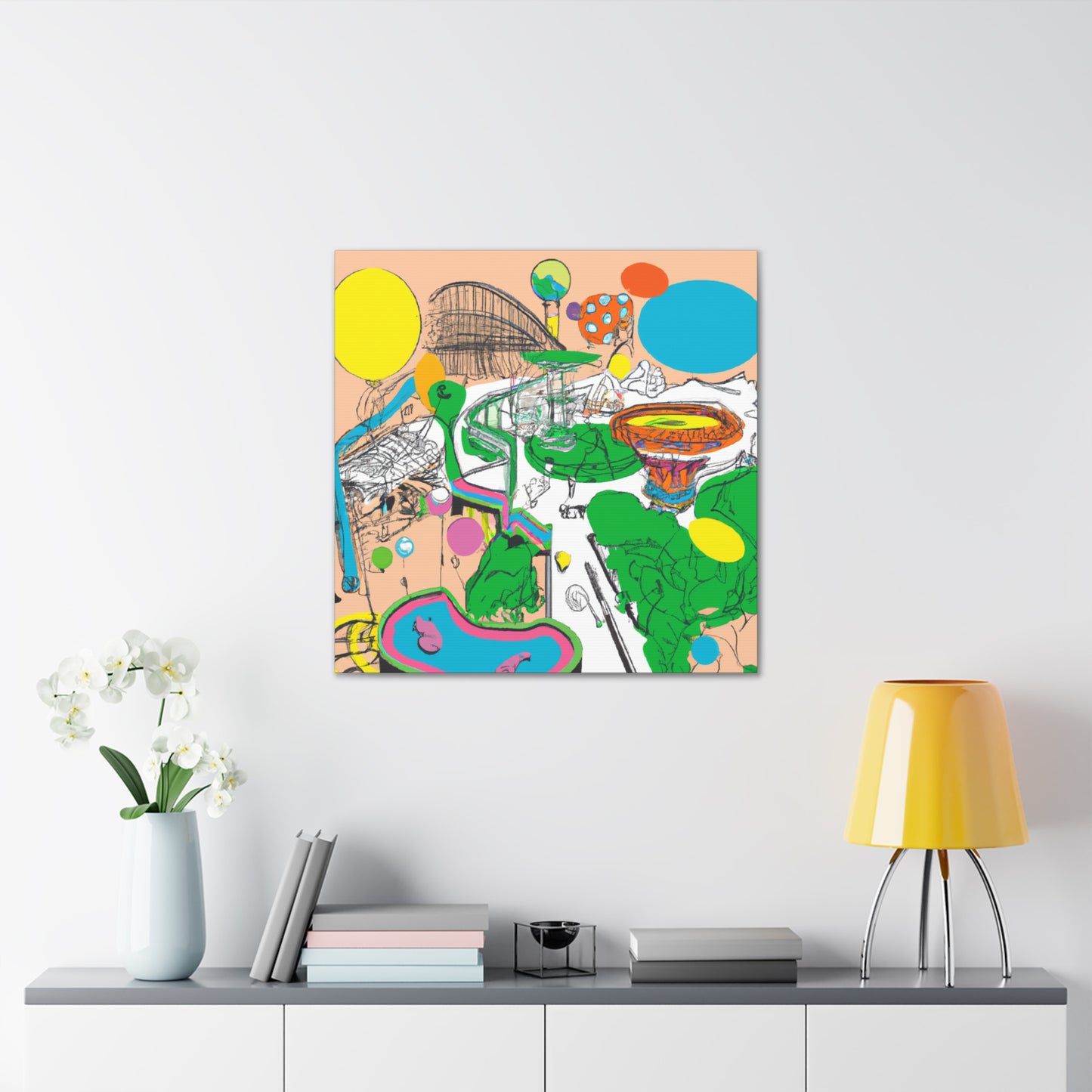 Florafantasia - Landscape - Amusement - Canvas