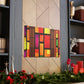 Happy Shimmer- Glass Canvas