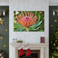 Floral Scroll Garden Print - Canvas - Floral
