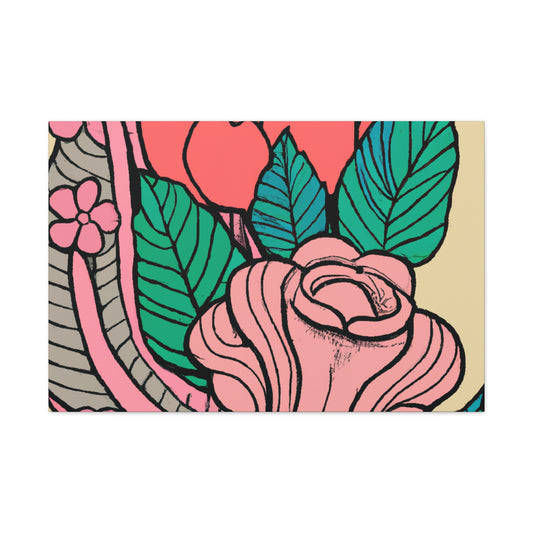 Blissful Delight - Floral - Canvas