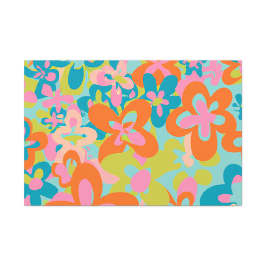 "The Blooming Bouquet" - Floral Canvas